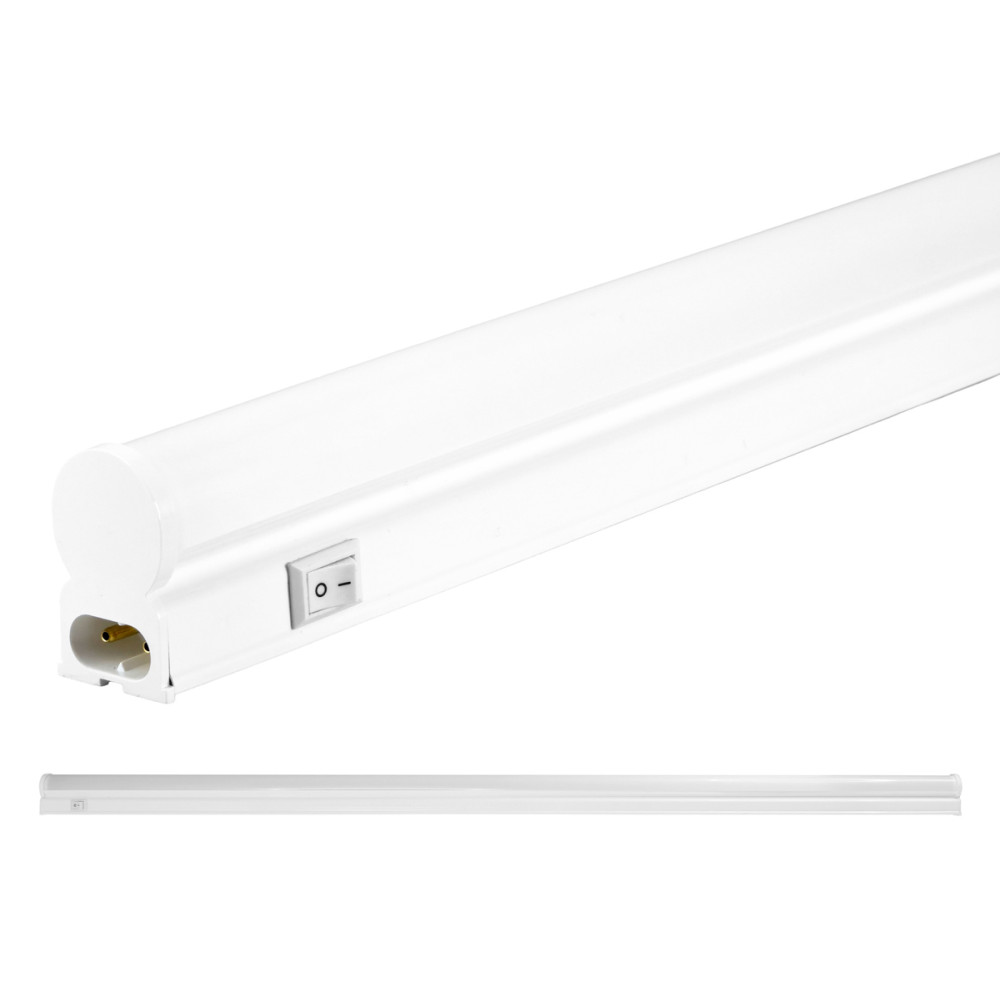 POWERTECH LED φωτιστικό τοίχου T5-0001-090 12W, 4000K, 90cm, IP20, λευκό