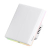 SONOFF smart διακόπτης T5-2C-86 με LED φωτισμό, διπλός, Wi-Fi, λευκός