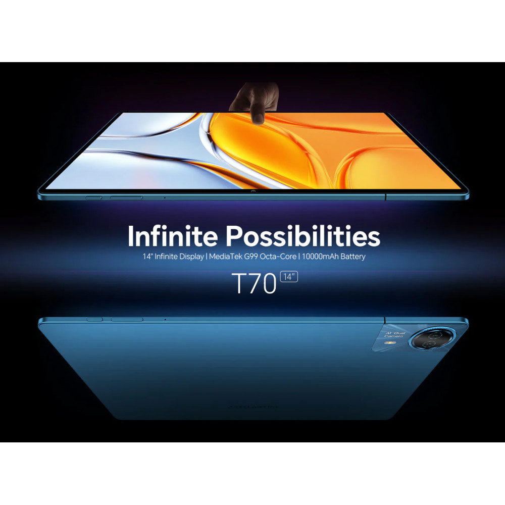 TECLAST tablet T70, 14", 8/128GB, 4G, Android 14, 10000mAh, μπλε