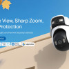 TP-LINK smart κάμερα Tapo C545D, dual lens, 2K/3MP, WiFi, PTZ, IP66, V1.0
