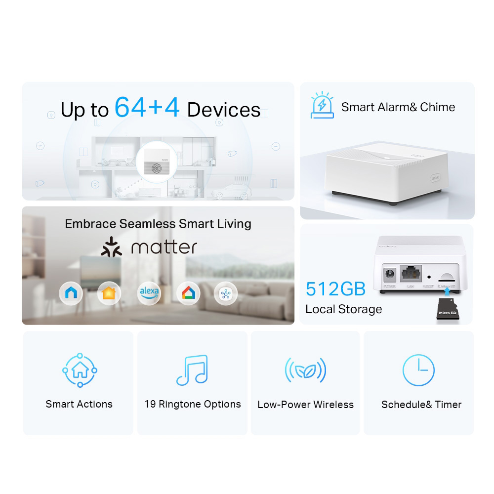 TP-LINK smart hub Tapo H200, WiFi, 868MHz, V1.0