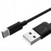 USAMS καλώδιο USB σε USB-C US-SJ099 U-Turn, 2.1A, 1m, μαύρο