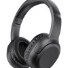 USAMS headphones YG23, ασύρματα & ενσύρματα, Φ40mm, 300mAh, μαύρα