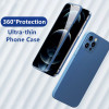 POWERTECH θήκη & tempered glass 2.5D TGC-0002 για iPhone 12 Pro, μαύρη