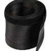POWERTECH δεματικό καλωδίων τύπου Flex Wrap TIES-001, 1.8m, μαύρο