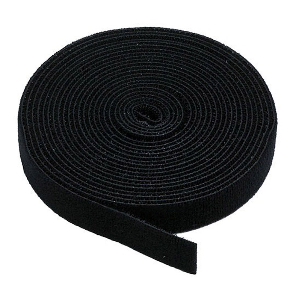 POWERTECH ταινία τύπου velcro TIES-002, πολλαπλών χρήσεων, 13mm, 3m, μαύρη