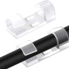 POWERTECH οργανωτής καλωδίων TIES-031, 3.3x1.3x1.2cm, διαφανές, 12τμχ