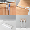 POWERTECH οργανωτής καλωδίων TIES-032, 3.3x1x1cm, διαφανές, 20τμχ