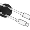 POWERTECH οργανωτές καλωδίων TIES-073, 2 θέσεις, Φ7mm, μαύρο, 10τμχ