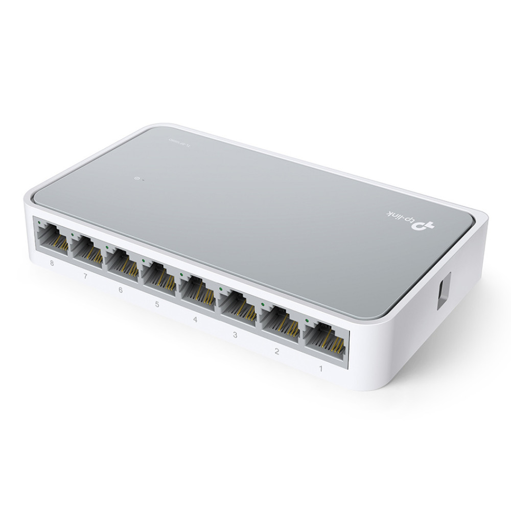 TP-LINK Desktop Switch TL-SF1008D, 8-port 10/100Mbps, V12.40