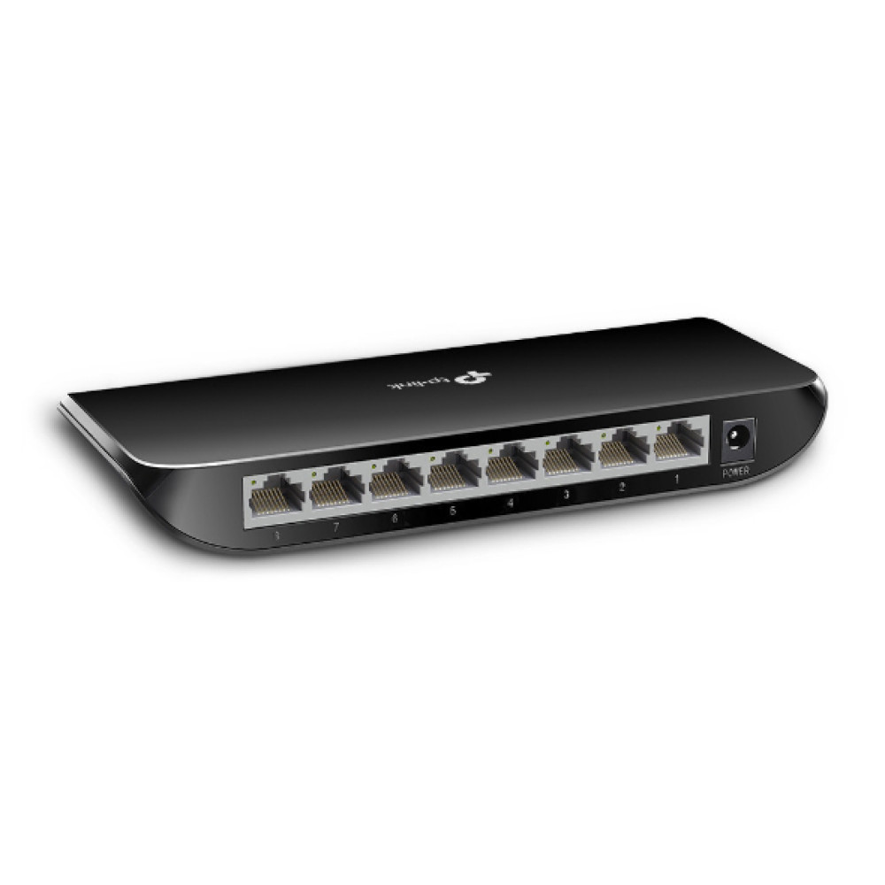 TP-LINK Desktop Switch TL-SG1008D, 8-port 10/100/1000Mbps, V11.40