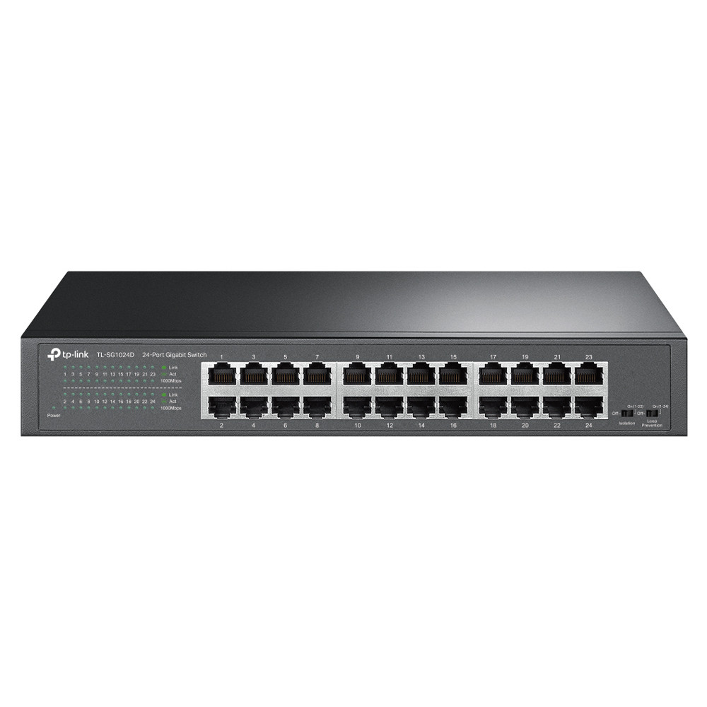 TP-LINK Desktop/Rackmount Switch TL-SG1024D 24 Θυρών, V11.40