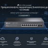 TP-LINK JetStream switch TL-SG2210MP, 10-Port Gigabit, 8x PoE+, Ver. 4.0