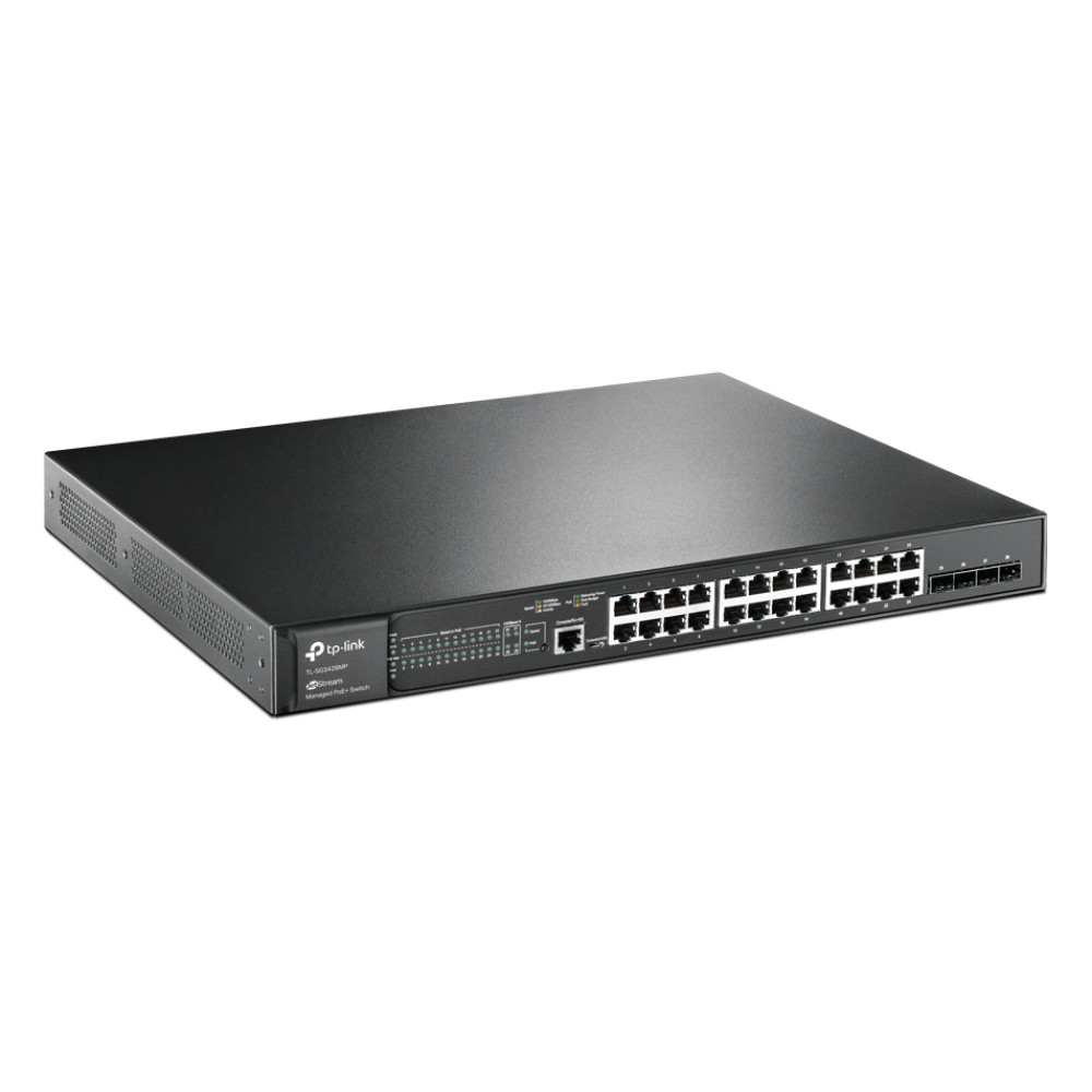 TP-LINK L2 Managed Switch TL-SG3428MP, 24x PoE+, 4x SFP, Ver. 5.2