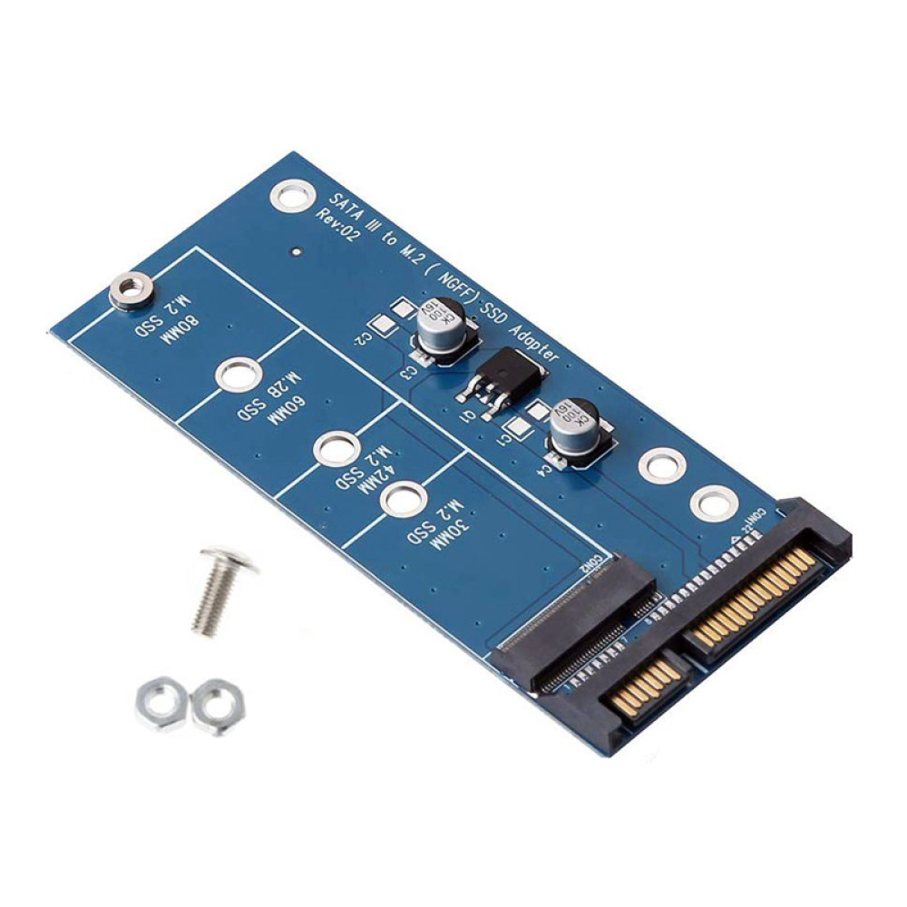 POWERTECH Converter SATA 22pin σε M.2 SSD TOOL-0019, 2230/2242/2260/2280