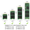 POWERTECH Converter USB 3.0 σε M.2 SSD TOOL-0020, 2230/2242/2260/2280