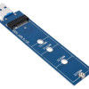 POWERTECH Converter USB 3.0 σε M.2 SSD TOOL-0020, 2230/2242/2260/2280