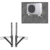 Βάση στήριξης TOOL-0068, 590x540mm, ανοξείδωτη, max 240kg