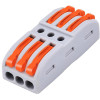 POWERTECH κλέμα σύνδεσης καλωδίων TOOL-0104, 3pin προς 3pin, 10τμχ