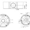 UNIARCH βάση κάμερας TR-JB03-G-IN, μεταλλική, λευκή