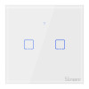 SONOFF smart διακόπτης ΤΧ-T2EU2C, αφής, Wi-Fi, διπλός, λευκός