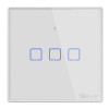SONOFF smart διακόπτης ΤΧ-T2EU3C, αφής, Wi-Fi, τριπλός, λευκός