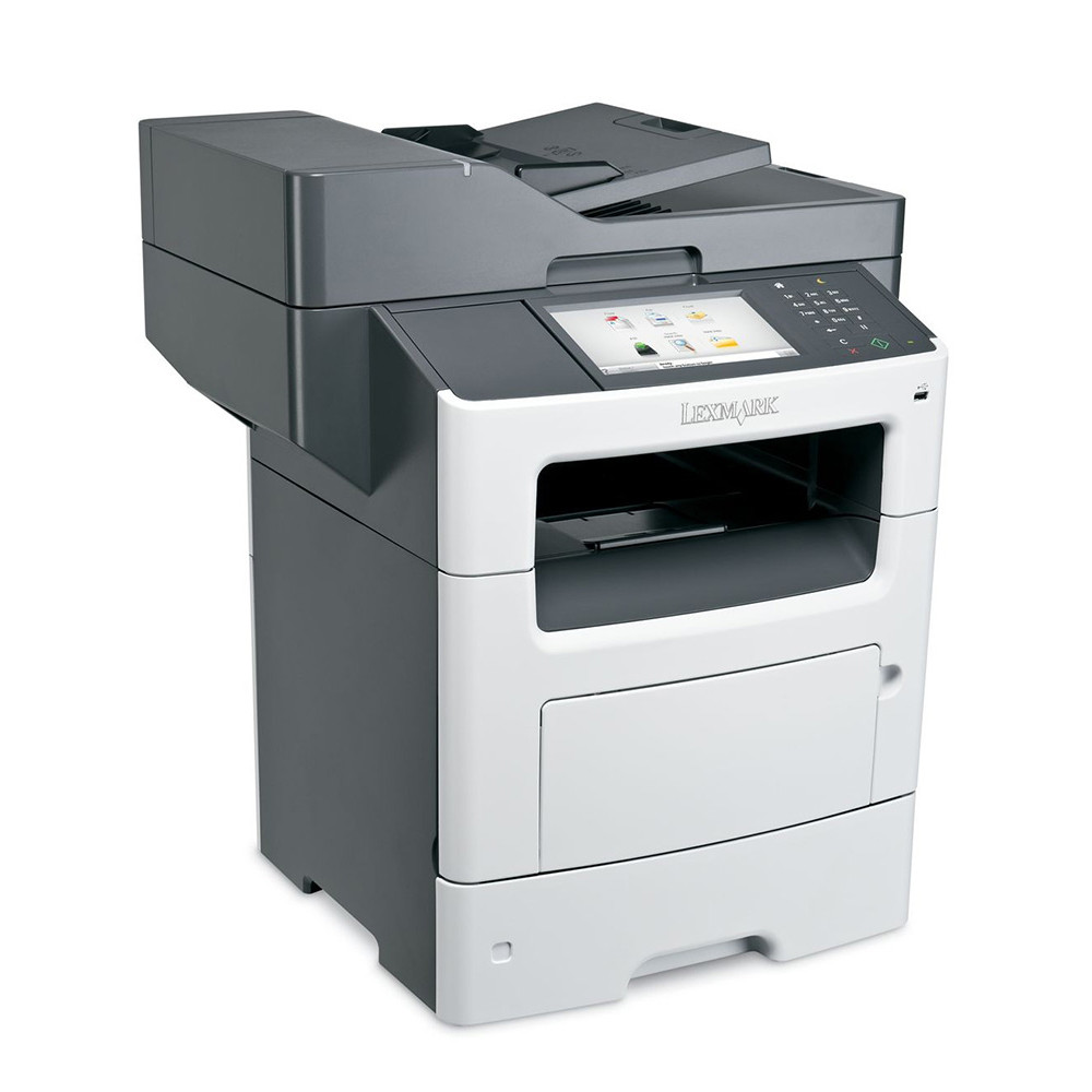 LEXMARK used MFP Printer MX611DHE, laser, mono, low toner & drum
