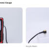 UNI-T ψηφιακός μετρητής πάχους υπερήχων UT345A, 2000mAh, mm/in