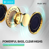 CELEBRAT earphones με θήκη φόρτισης W71, True Wireless, 10mm, 30/200mAh, μαύρα