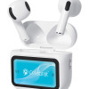 CELEBRAT earphones με θήκη φόρτισης W76, True Wireless, 13mm, 25/300mAh, λευκά