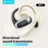 CELEBRAT earphones με θήκη φόρτισης W77, OWS, 12mm, 40/400mAh, μαύρα