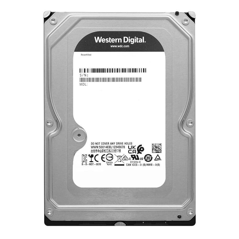 WD σκληρός δίσκος Black 3.5", 1TB, 64MB, 7200RPM, 6Gb/s, Factory Recertified
