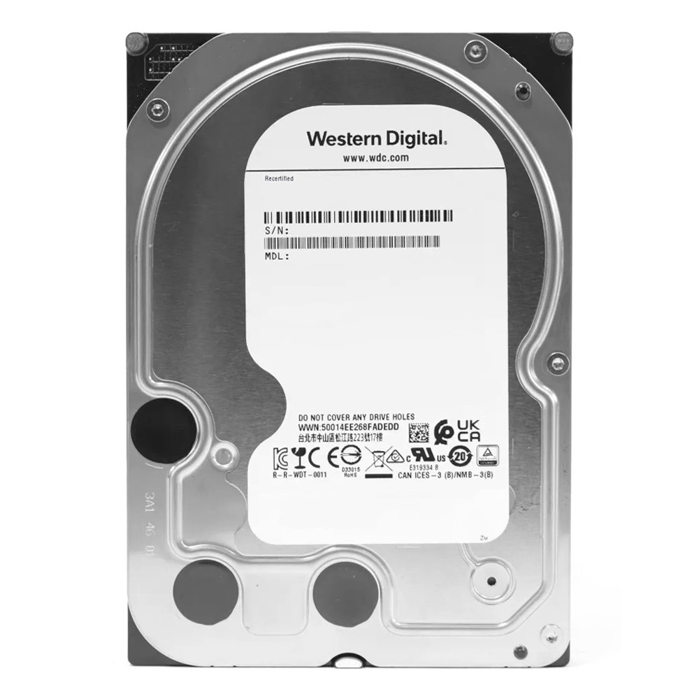 WD σκληρός δίσκος Purple 3.5", 3TB, 64MB, 5400RPM, 6Gb/s, Factory Recertified