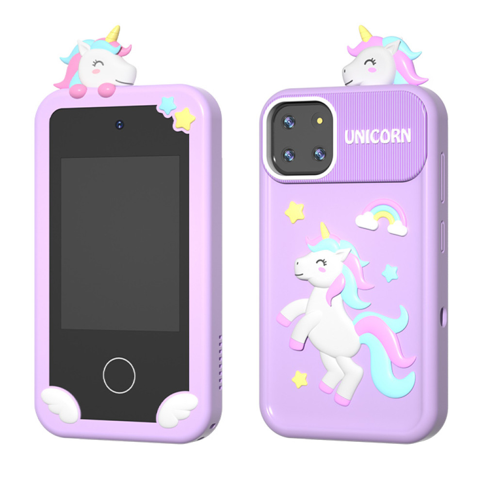 WOWKIDS παιδικό smartphone με κάμερα P1 Plus, 2.8" οθόνη αφής, μωβ