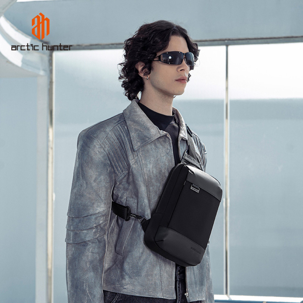ARCTIC HUNTER τσάντα Crossbody XB00829, 3L, μαύρη