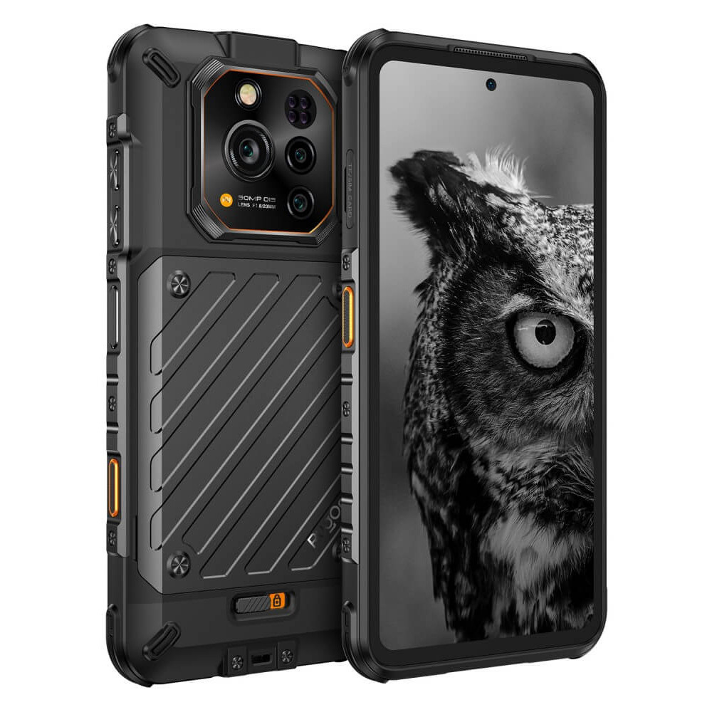 RUGONE smartphone Xever 7, 6.67", 12/512GB, 5G, 5550mAh, IP68/IP69K/MIL-STD-810H, μαύρο