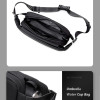 ARCTIC HUNTER τσάντα μέσης YB00029, 2.5L, μαύρη