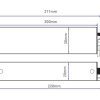 YSD τροφοδοτικό DC 30WHA-12, 12VDC, 30W, 2.5A, IP67