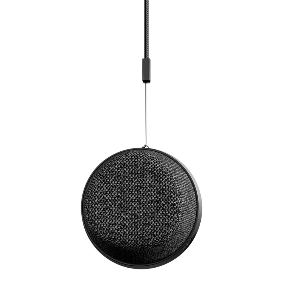 USAMS μίνι φορητό ηχείο YX016, μαγνητικό, 3W, Bluetooth, 700mAh, μαύρο