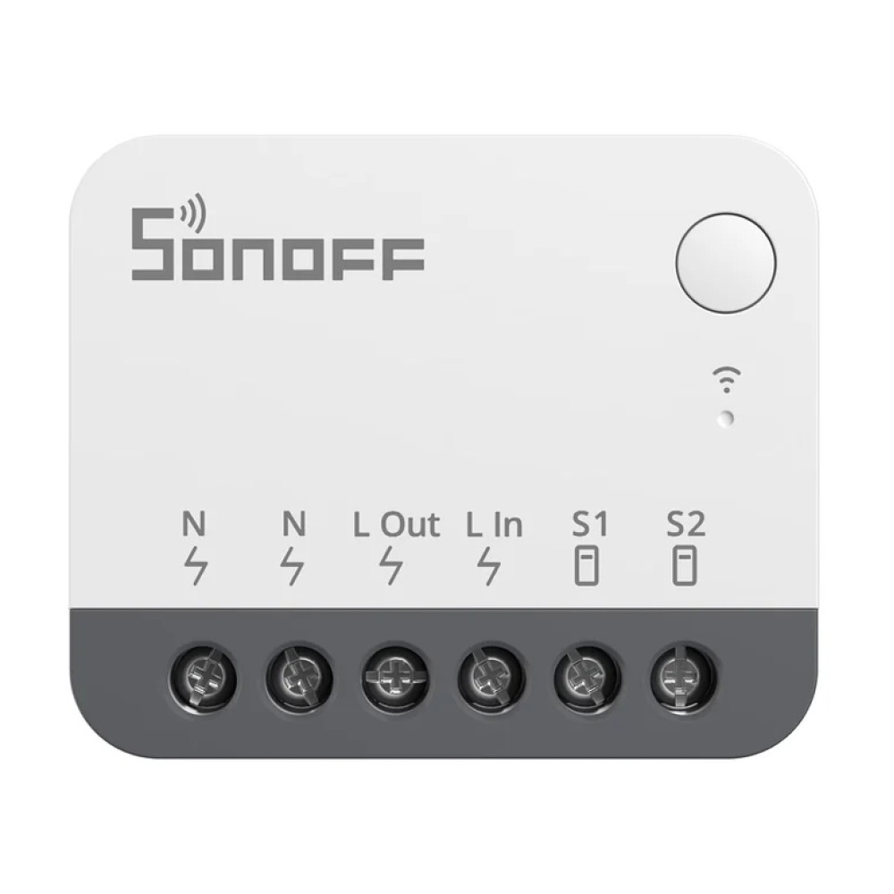 SONOFF smart διακόπτης ZBMINIR2, 1 κανάλι, ZigBee 3.0, 10A, λευκός