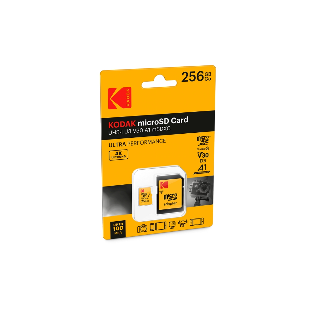 Κάρτα Μνήμης Micro SDHC Kodak 64GB UHS-I U3 V30