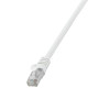 Καλώδιο Δικτύου F/UTP CAT6 LogiLink CP2011S 0.25m Λευκό