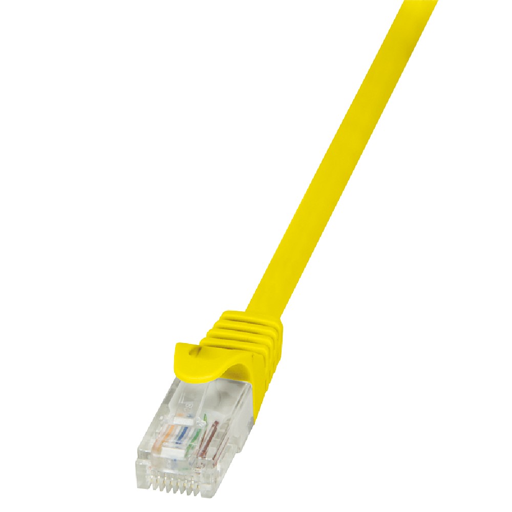 Καλώδιο Δικτύου UTP CAT6 LogiLink CP2017U 0.25m Κίτρινο