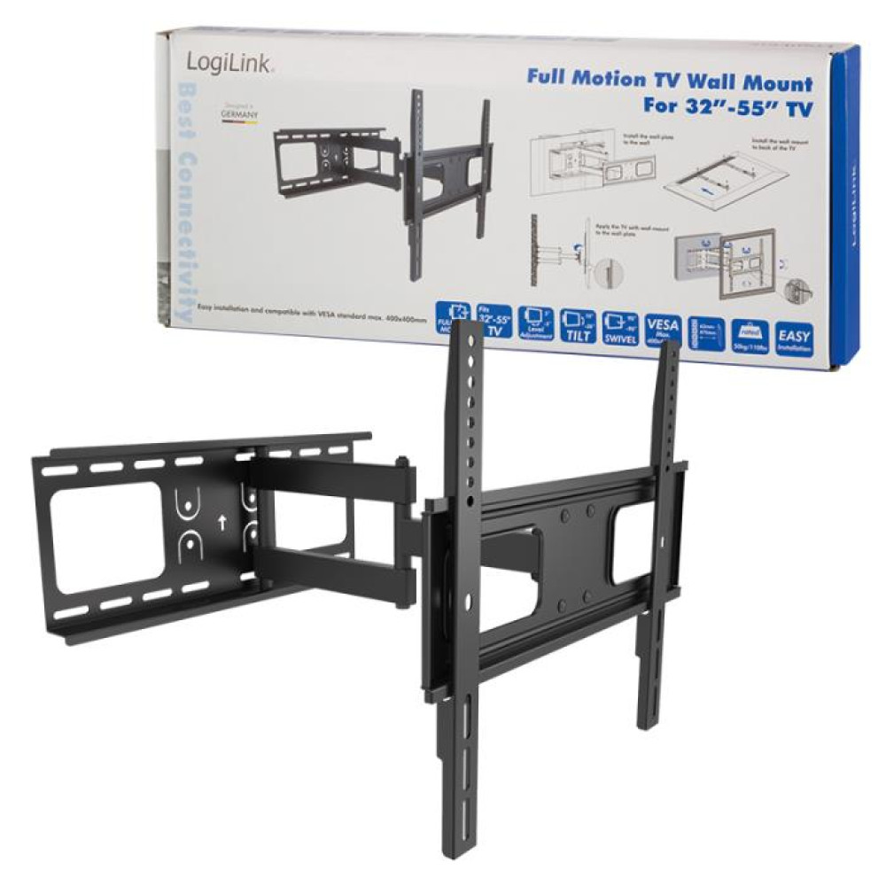 Βάση Τηλεόρασης Επιτοίχια LogiLink BP0015 32"-55" έως 50kg