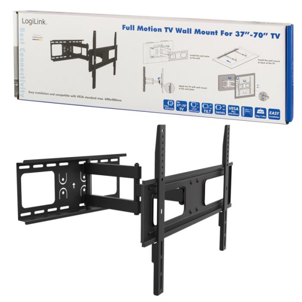 Βάση Τηλεόρασης Επιτοίχια LogiLink BP0028 37"-70" έως 50kg