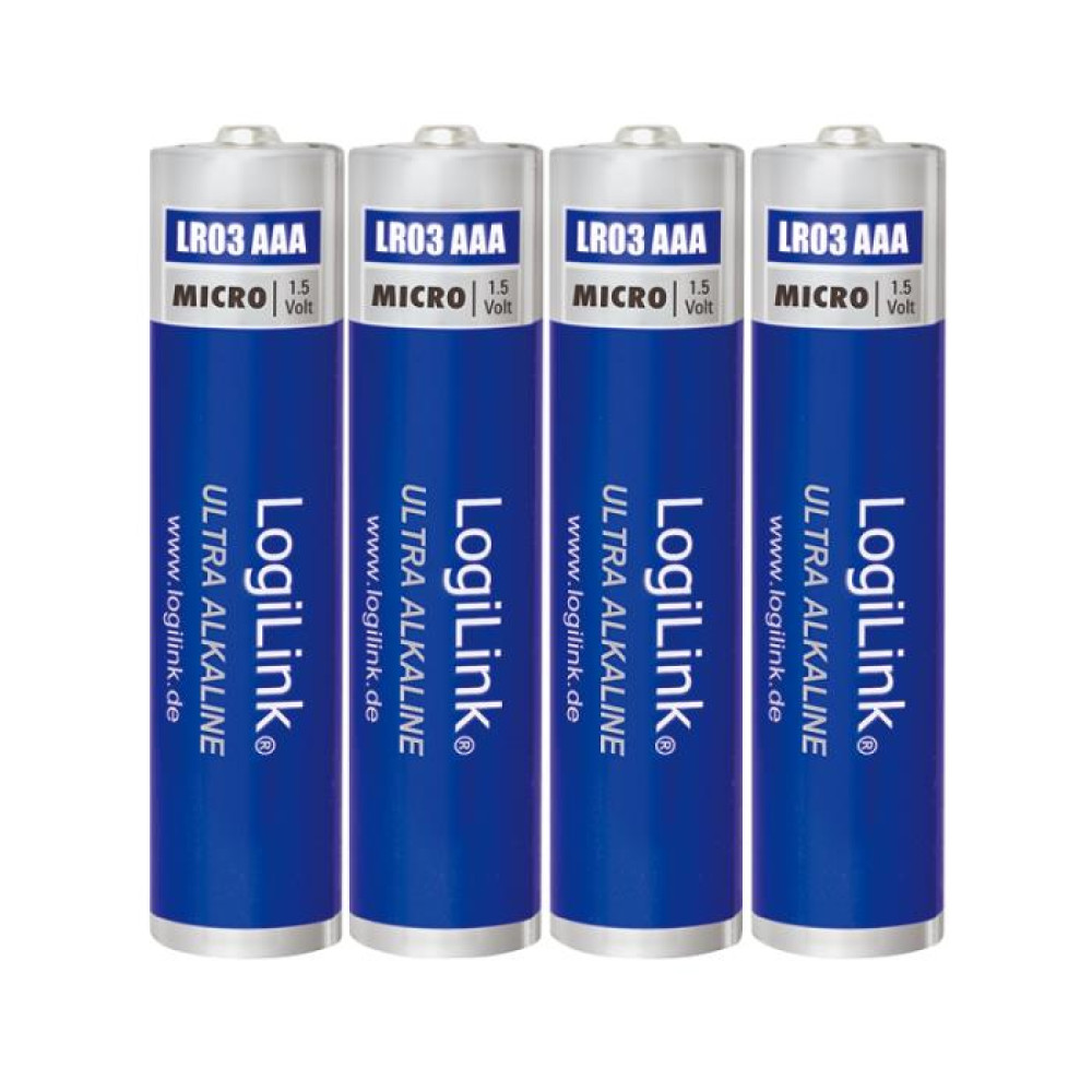 Μπαταρίες Αλκαλικές AAA LogiLink LR03B4 (4τμχ)