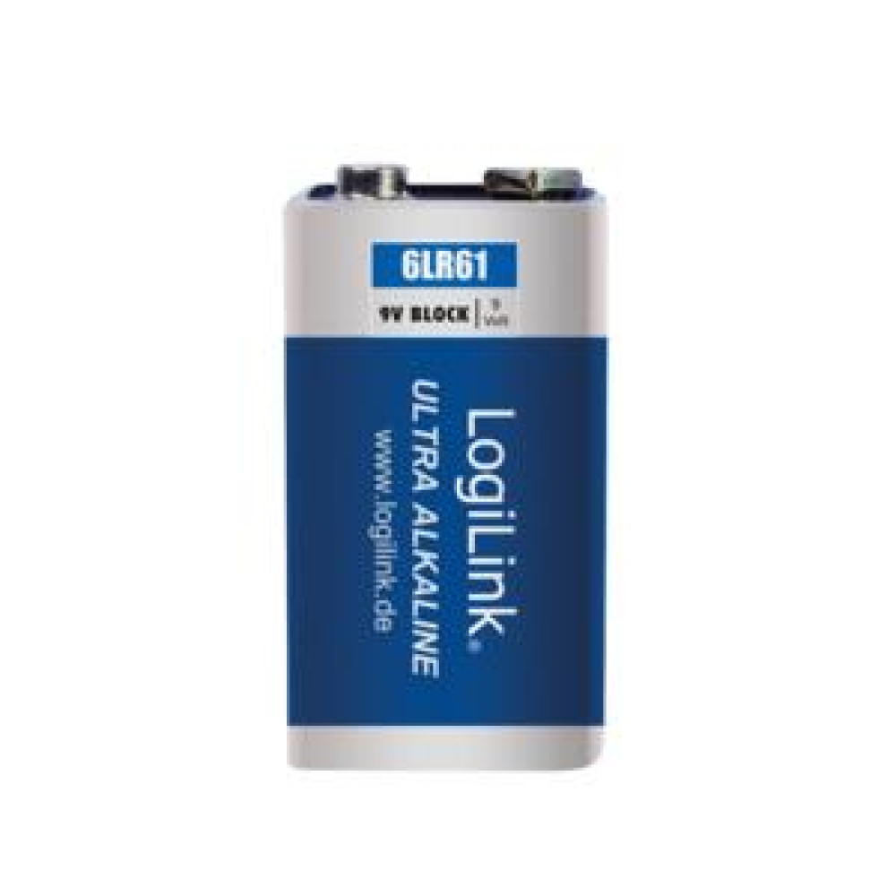 Μπαταρία Αλκαλική 9V LogiLink 6LR61