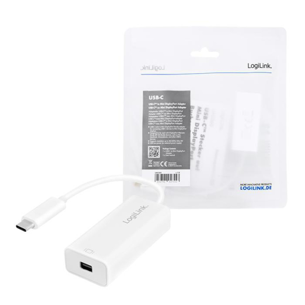 Μετατροπέας USB-C σε Mini DP Logilink UA0360