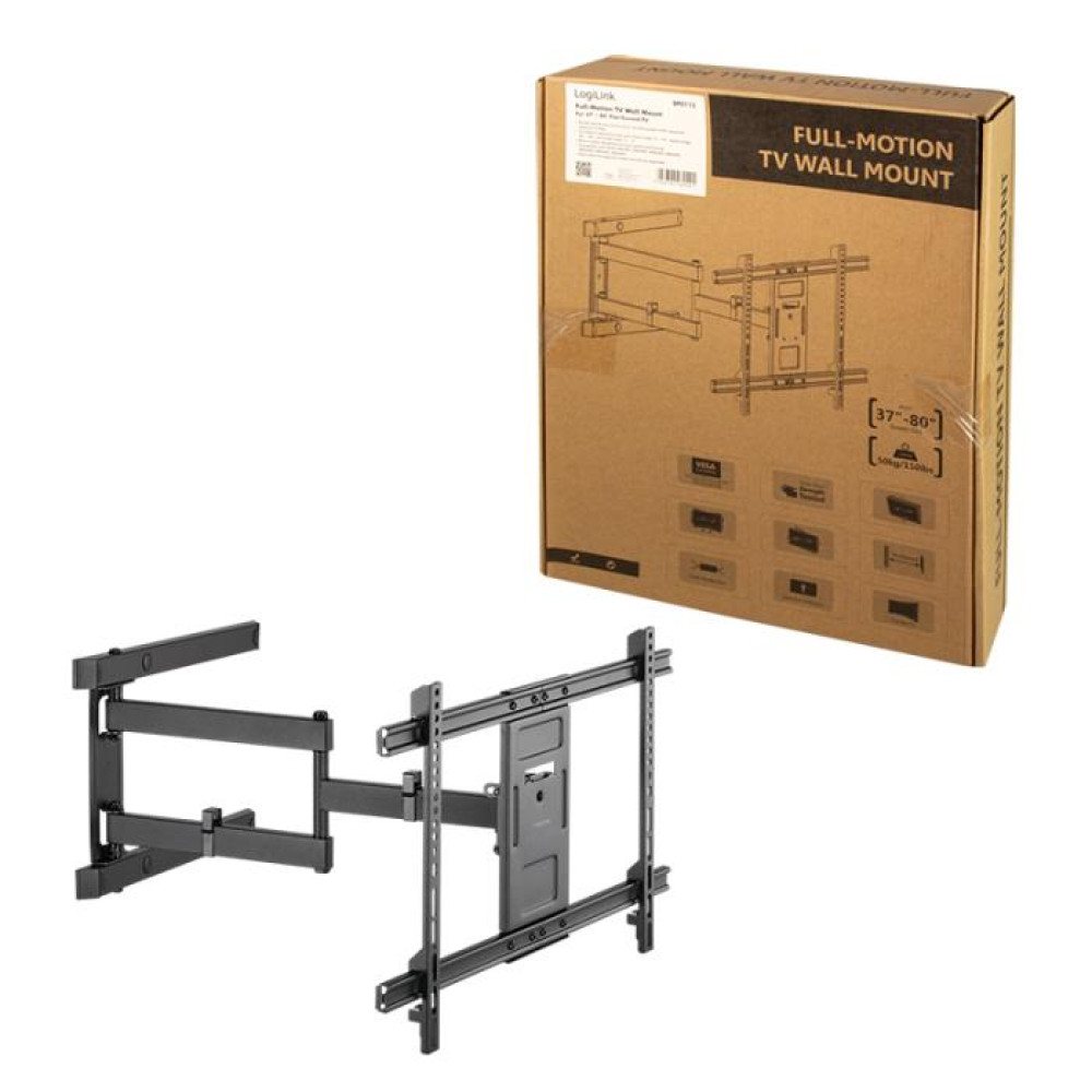 Βάση Τηλεόρασης Επιτοίχια LogiLink BP0113 37"-80" έως 50kg