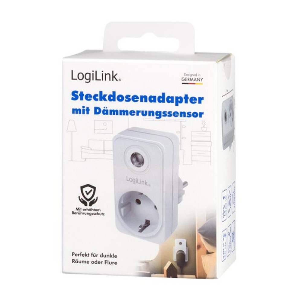 Πρίζα LogiLink PA0263, με Αισθητήρα Φωτός